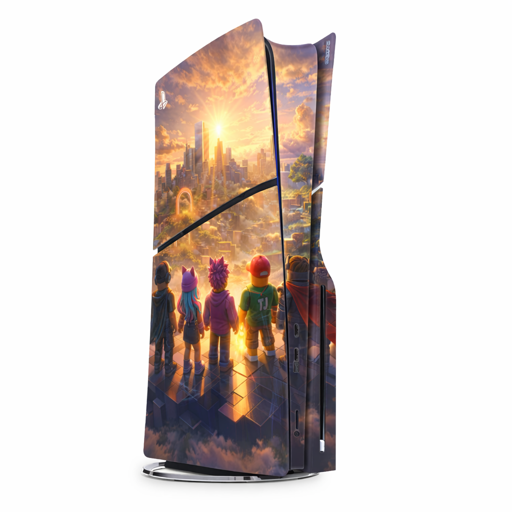 Skin Compatible with PS5 Slim (Disc): Roblox