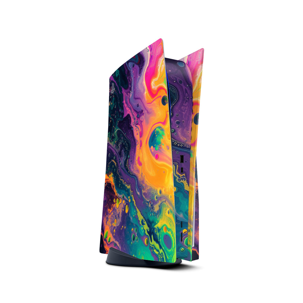 Decal Skin Sticker Compatible with PS5: Acrylic Splash
