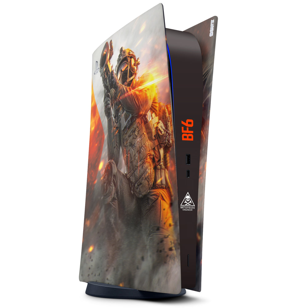 Decal Skin Compatible with PS5 Digital (No Disc): Battlefield 6 Engineer (Decal Only)