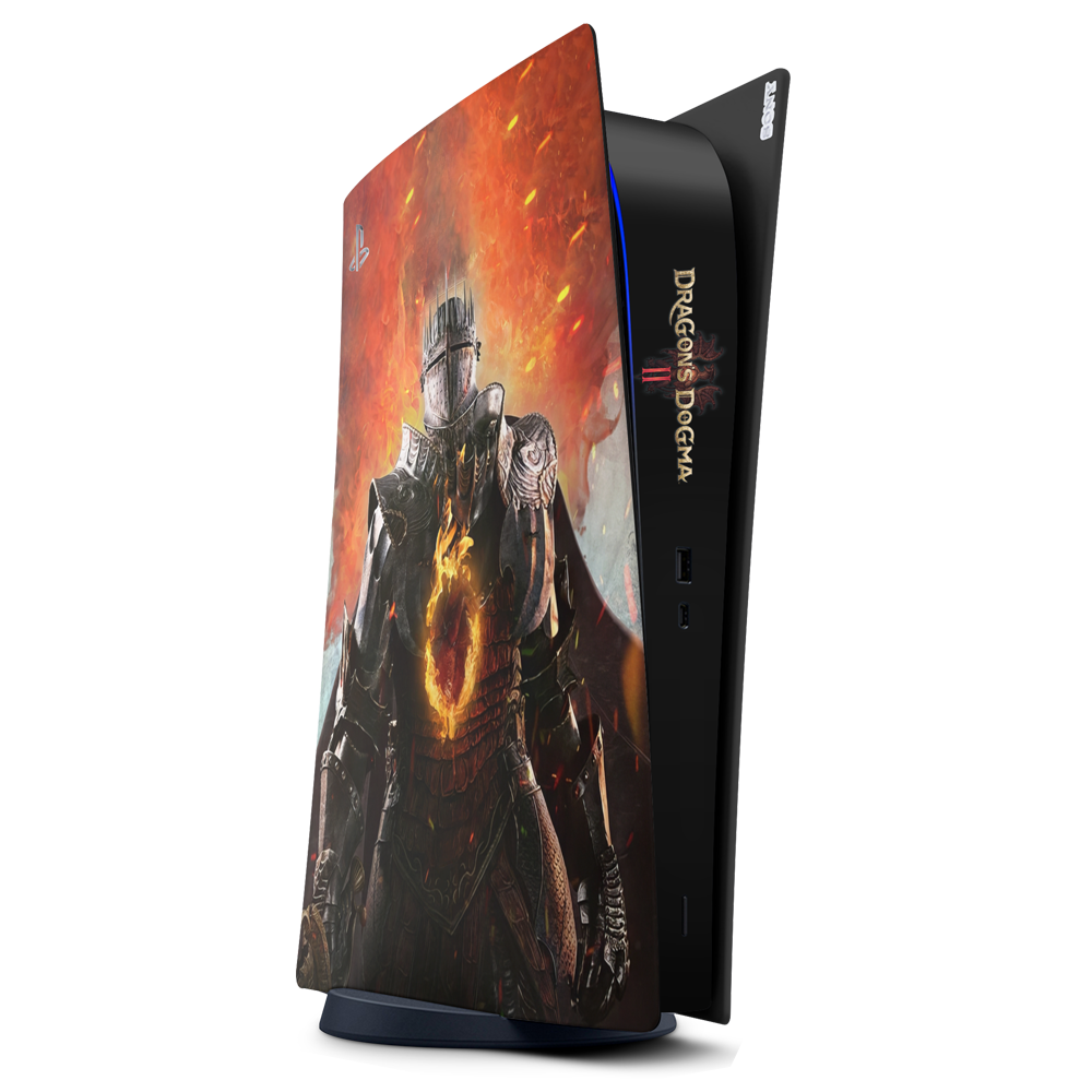 SkinNit Decal Sticker Skin For PS5 Digital (No Disk): Dragon Dogma II