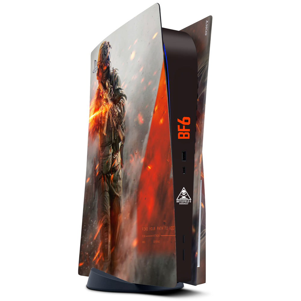 Decal Skin Compatible with PS5 (Disc): Battlefield 6 Assult (Decal Only)
