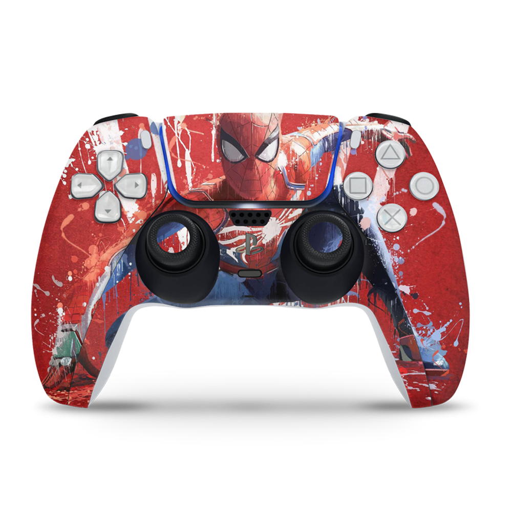 SkinNit Decal Sticker Skin For PS5 Slim Digital : Spider-Man