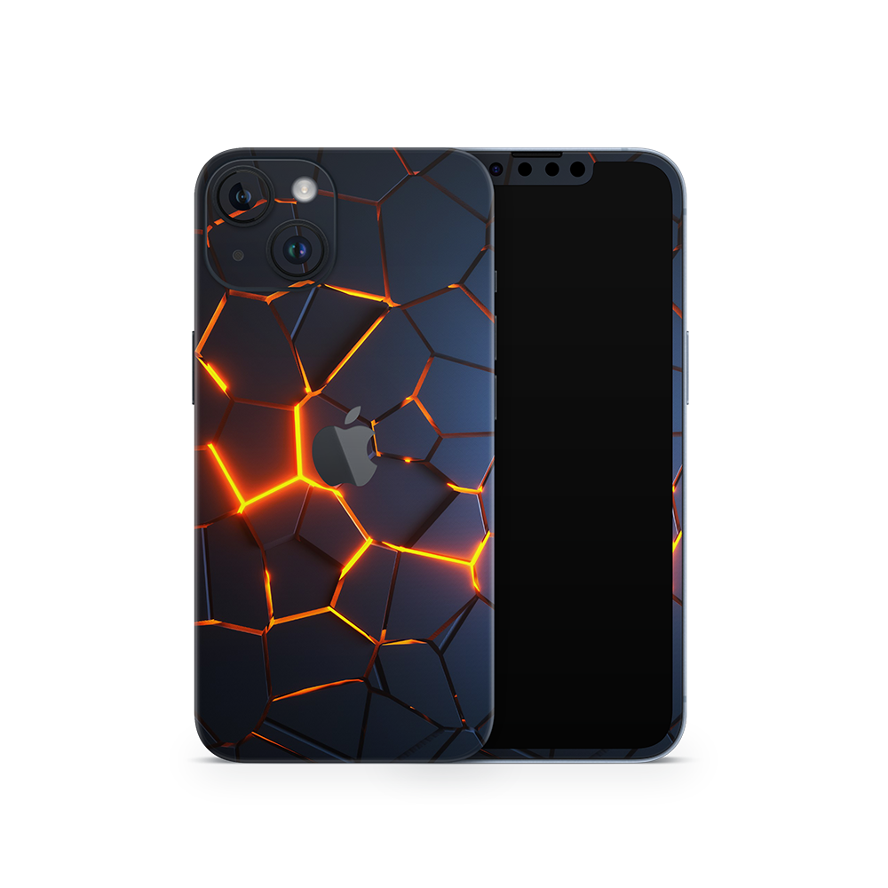 SkinNit Decal Sticker Skin Apple iPhone 14 Premium Lava (Decal Skin)