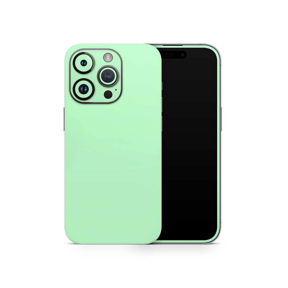 SkinNit Decal Sticker Skin Apple iPhone 15 Pro Pastel Green