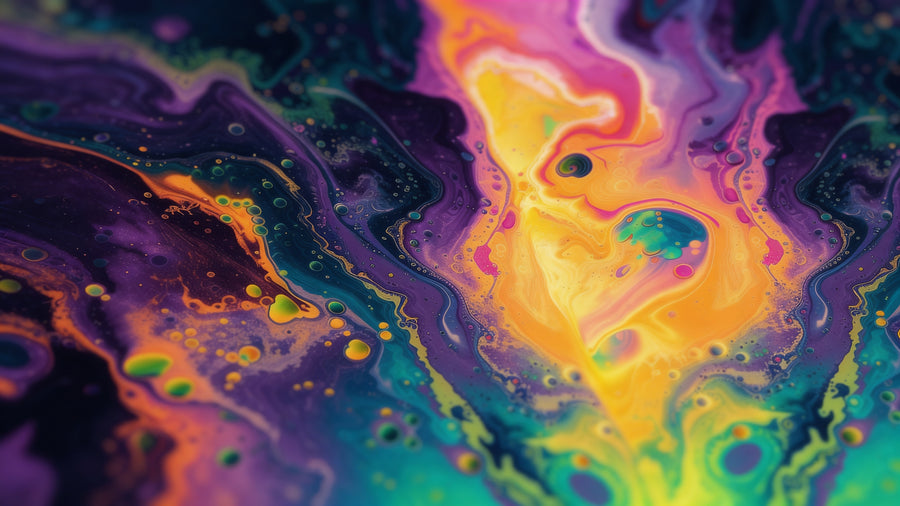 Cosmic Acrylic Mix - Abstract Range SkinNit design