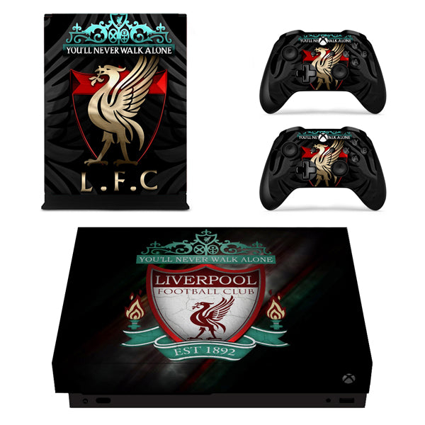 SkinNit Decal Sticker Skin For Xbox One X: Liverpool