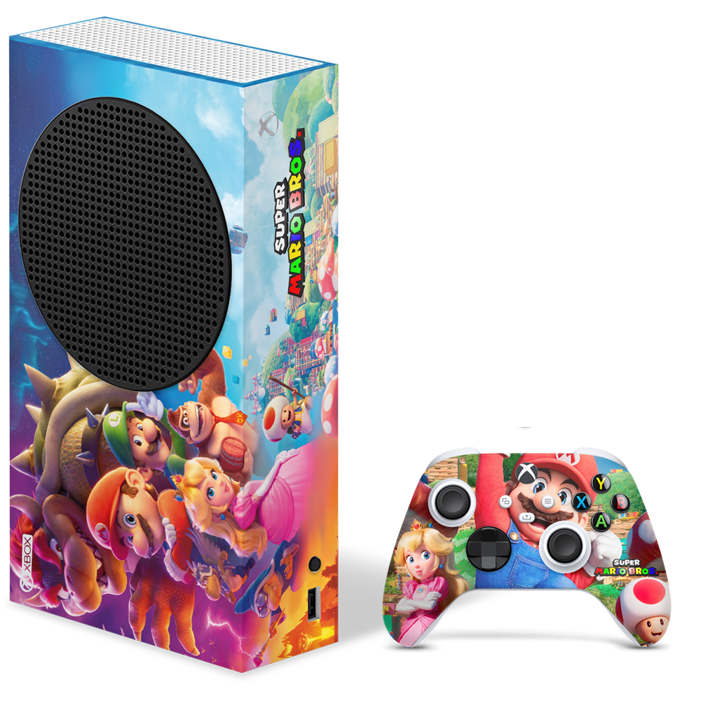 Xbox Series S Super Mario Brothers Decal Skin High Quality Vinyl Stickers SkinNit