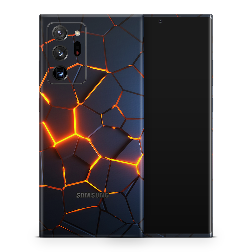 SkinNit Decal Sticker Skin Samsung Galaxy Note 20 Ultra Premium Lava (Decal Skin)