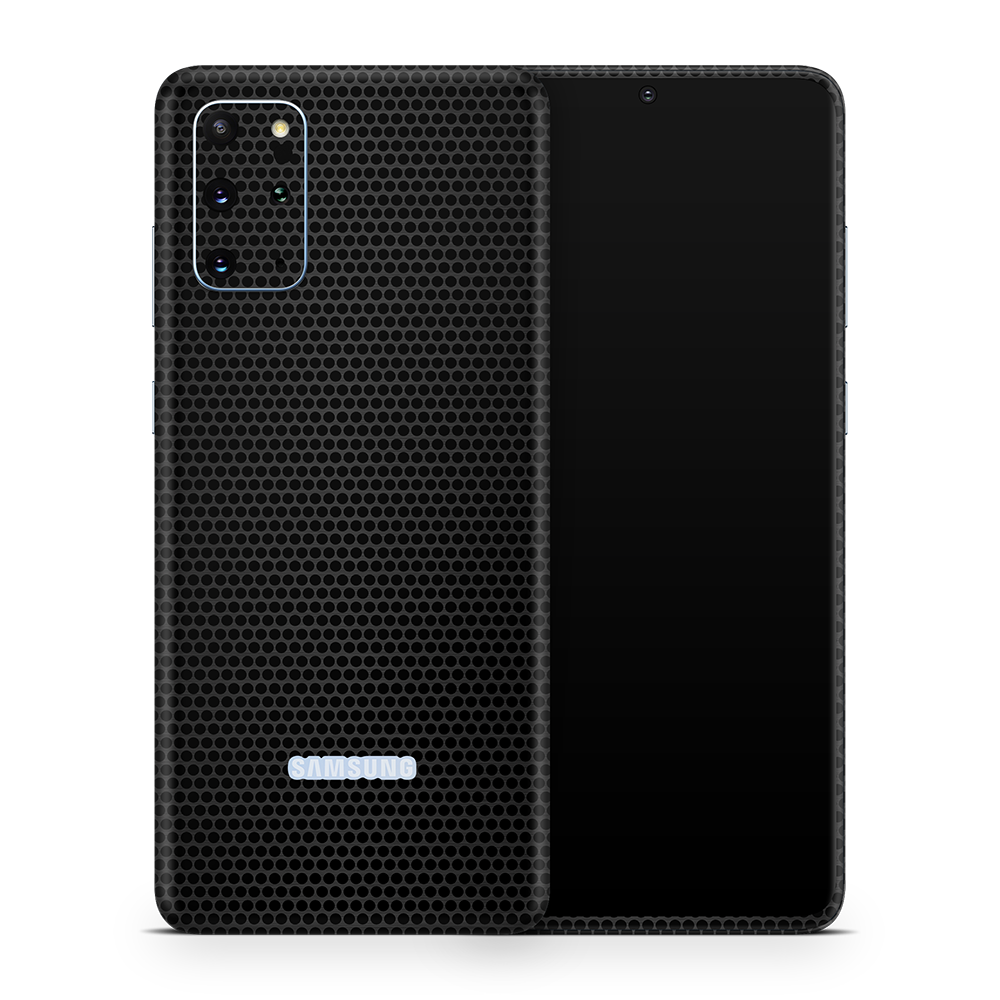 SkinNit Decal Sticker Skin Samsung Galaxy S20 Plus Matrix Black (Decal Skin)