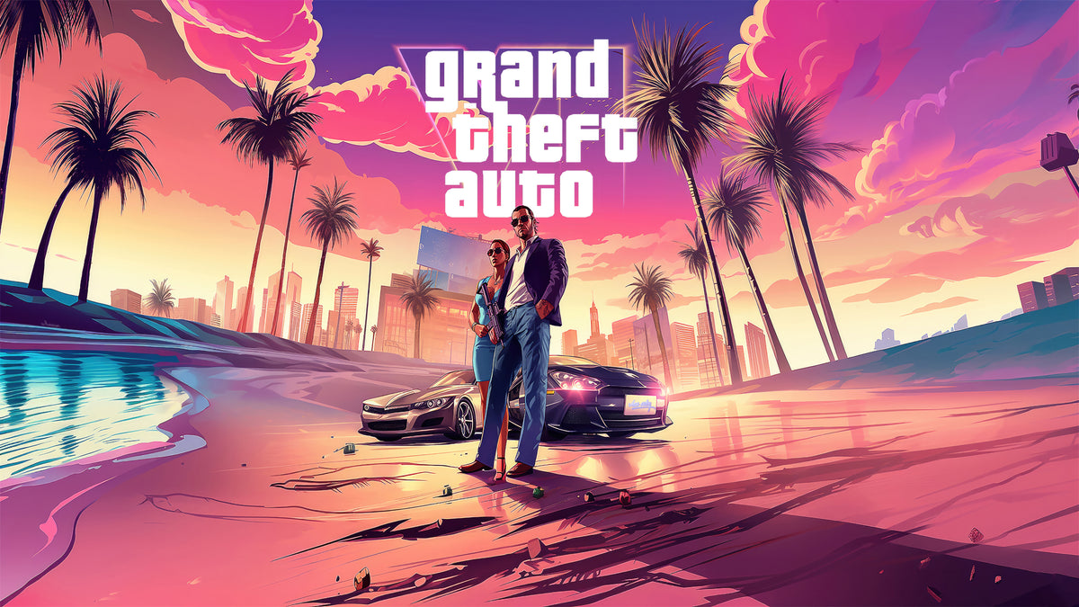 GTA VI Vibrant Sunset Cityscape