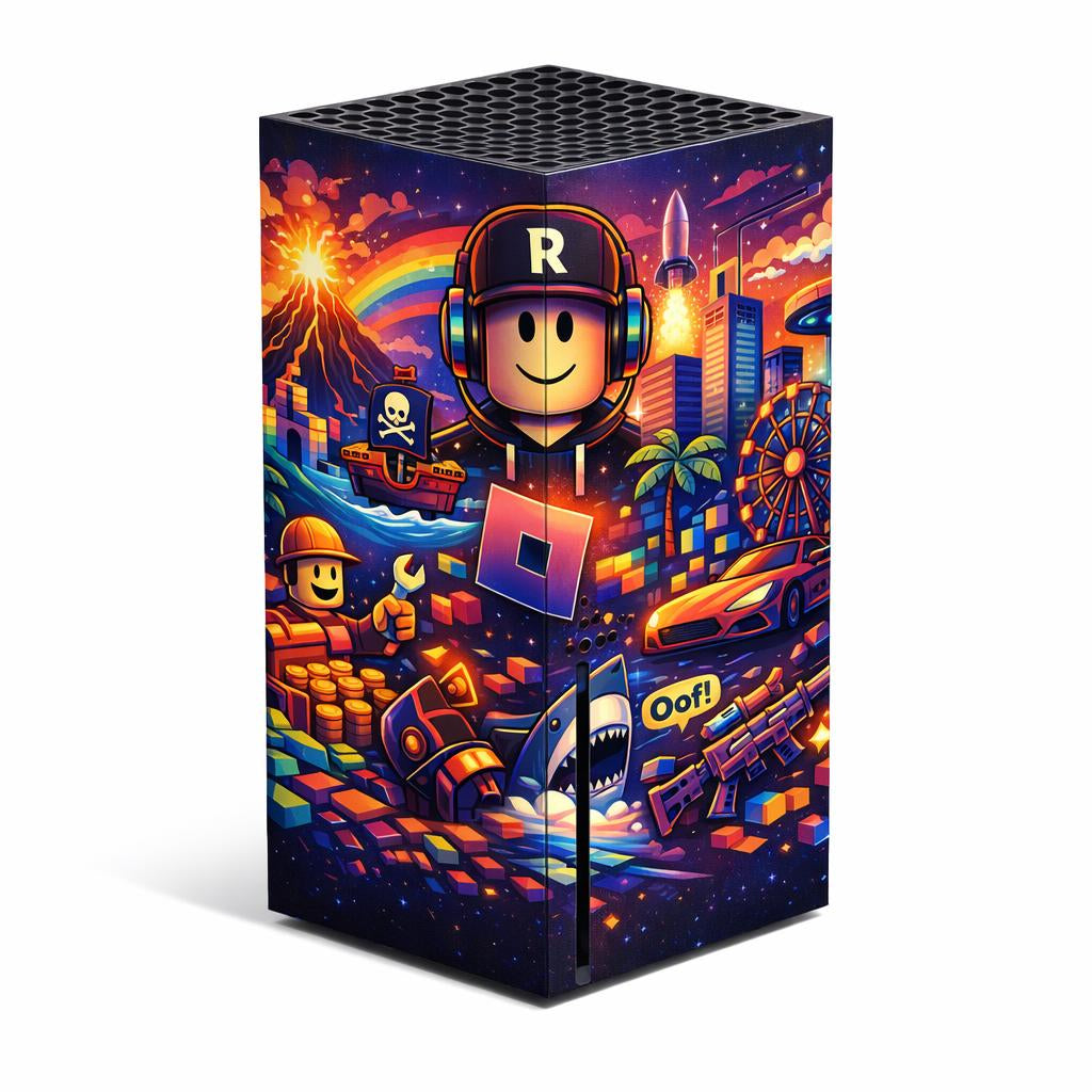 Skin Compatible with Xbox Series X: Roblox