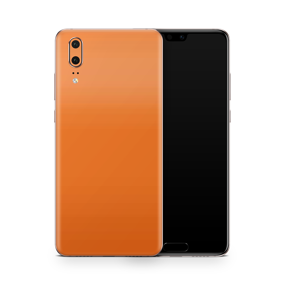 SkinNit Decal Sticker Skin Huawei P20 Matte Orange (Decal Skin)