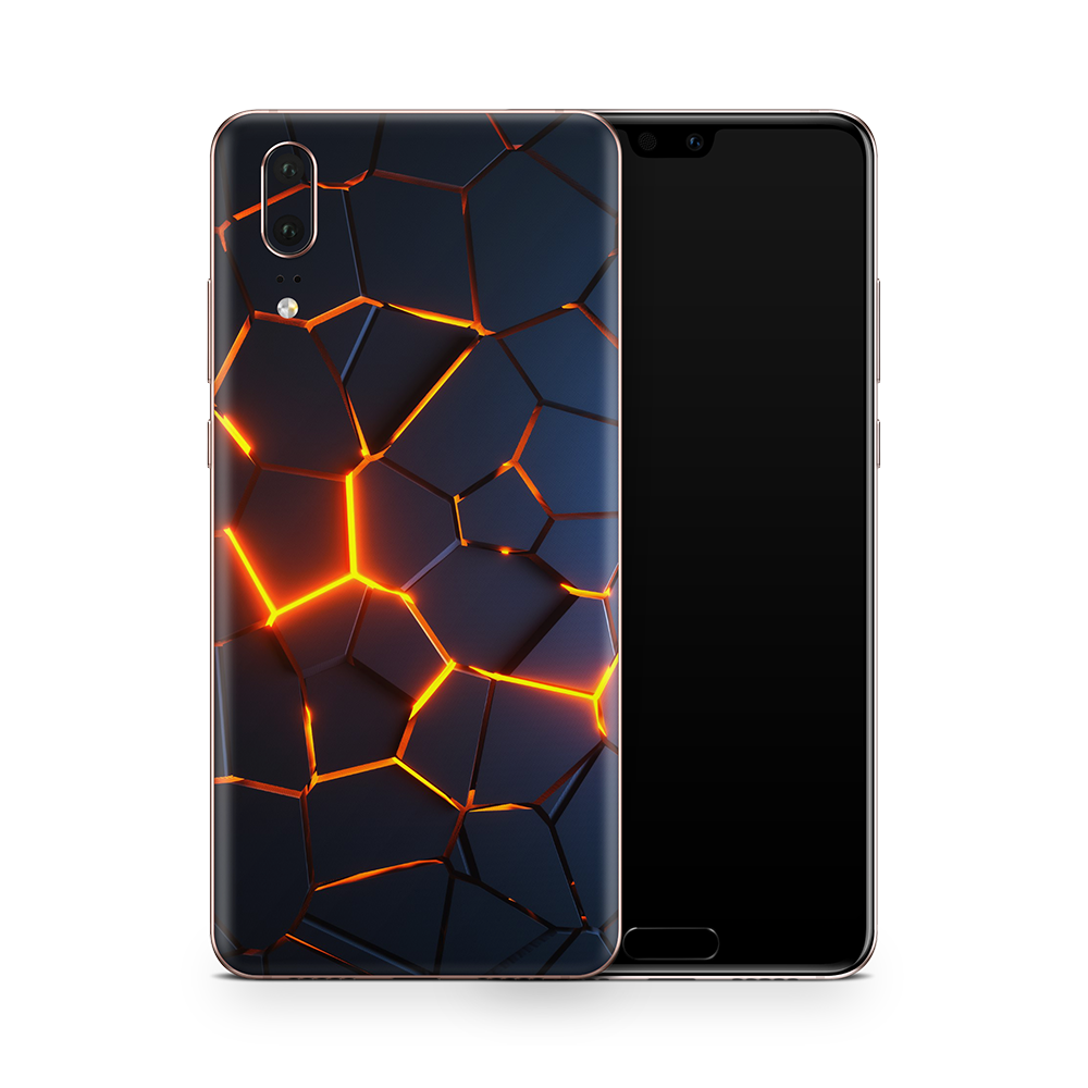 SkinNit Decal Sticker Skin Huawei P20 Pro Premium Lava (Decal Skin)