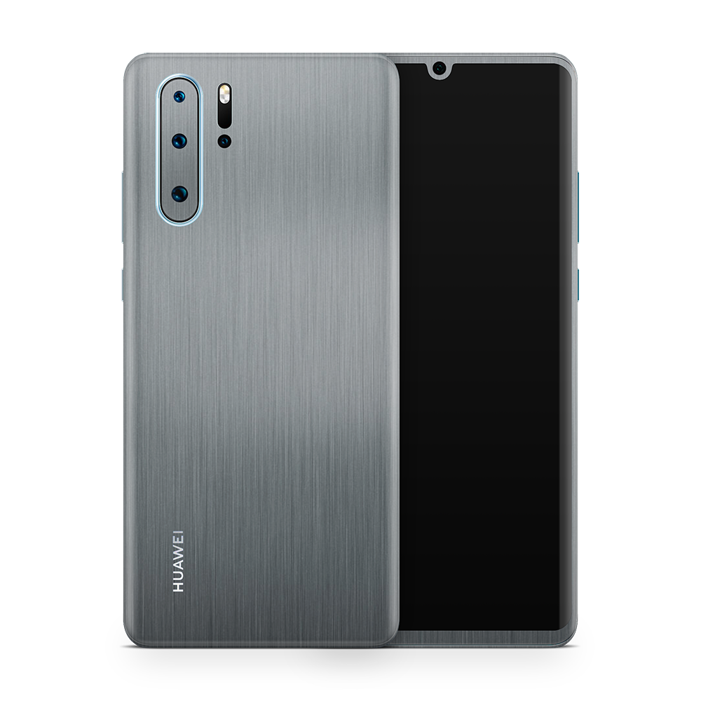 SkinNit Decal Sticker Skin Huawei P30 Pro Brushed Aluminum (Decal Skin)