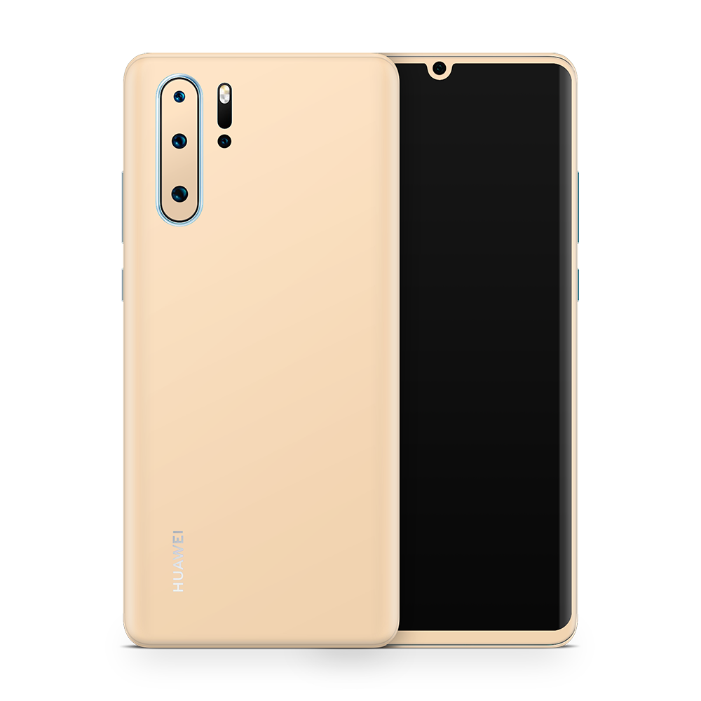 SkinNit Decal Sticker Skin Huawei P30 Pro Pastel Orange (Decal Skin)
