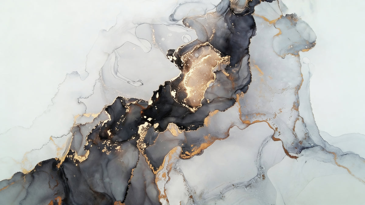 Ivory Ink Marble