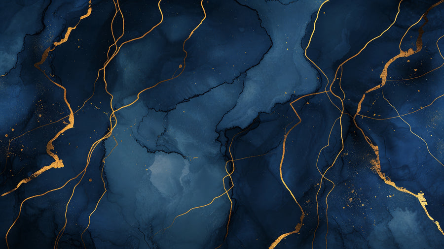 Midnight Gold Marble - Marble Range SkinNit design