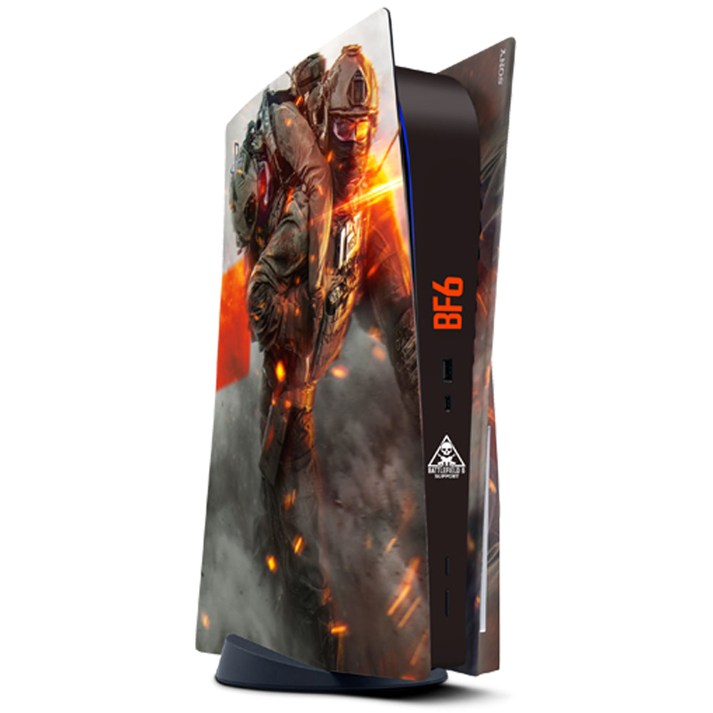 Decal Skin Compatible with PS5 (Disc): Battlefield 6 Support (Decal Only)