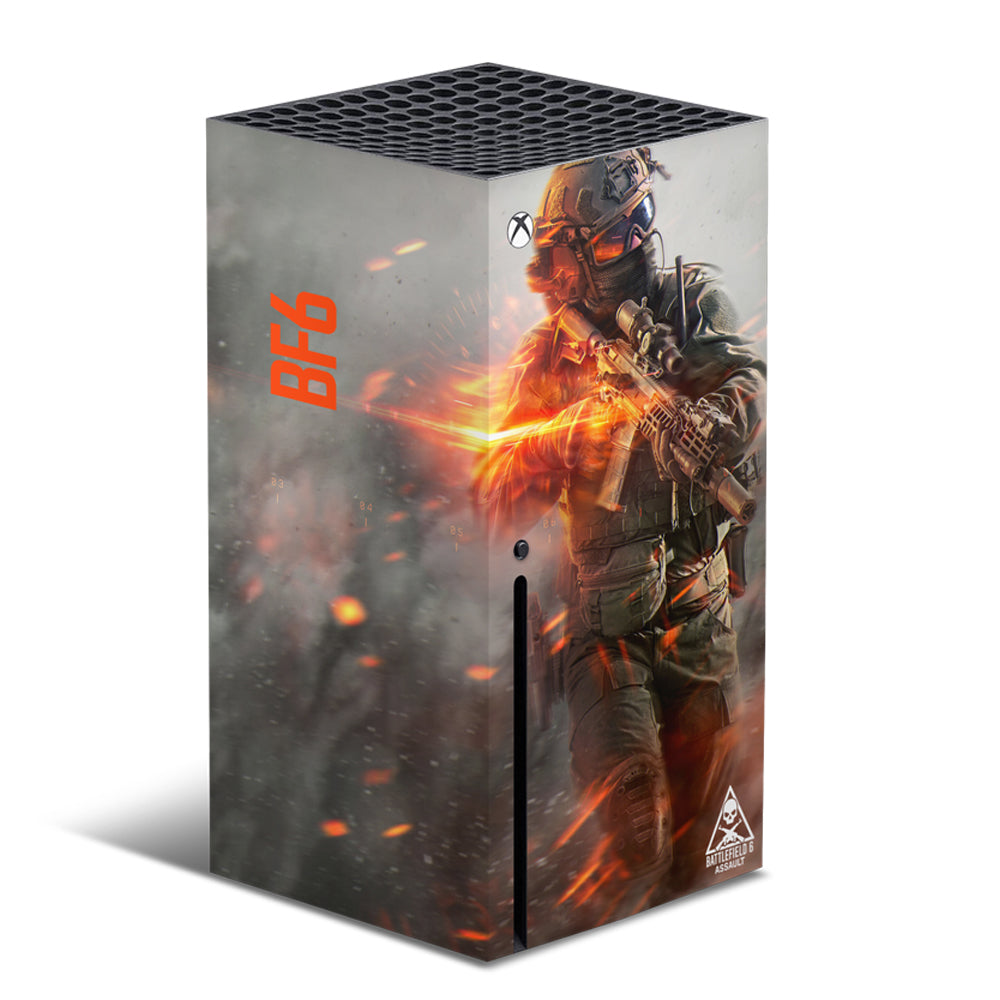 Decal Skin Compatible with Xbox Series X: Battlefield 6 Assult (Decal Only)