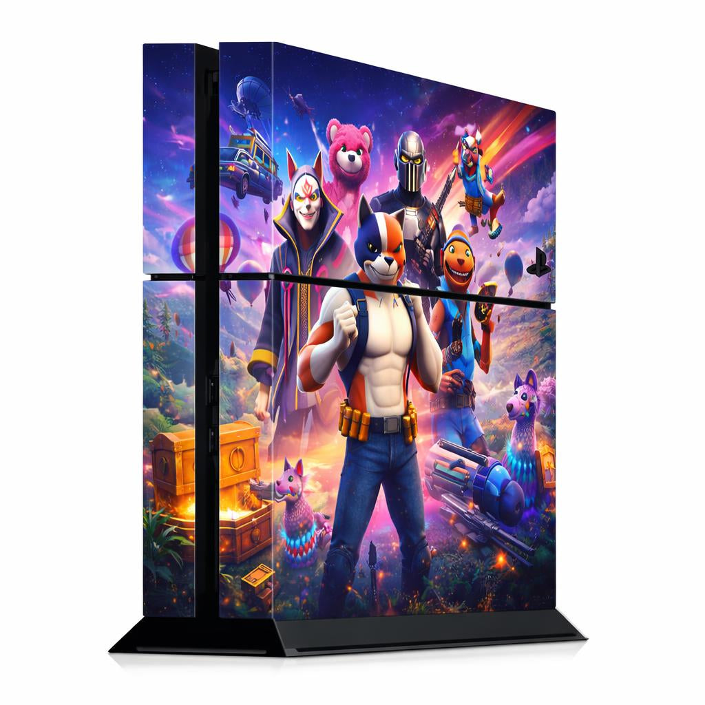 Skin Compatible with PS4: Fortnite Neon cyber arena