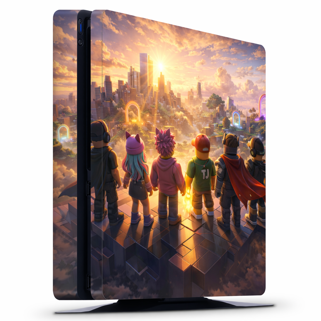 Skin Compatible with PS4 Slim: Roblox
