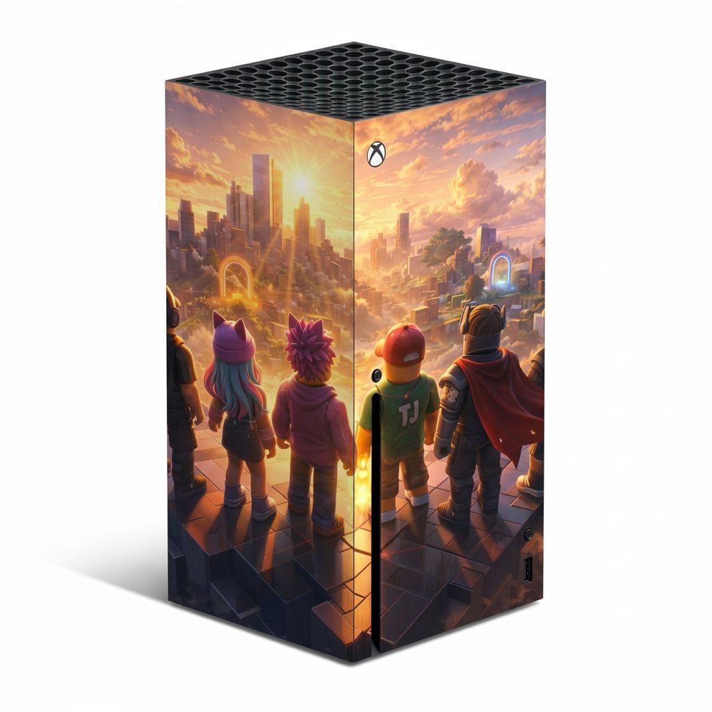 Skin Compatible with Xbox Series X: Roblox