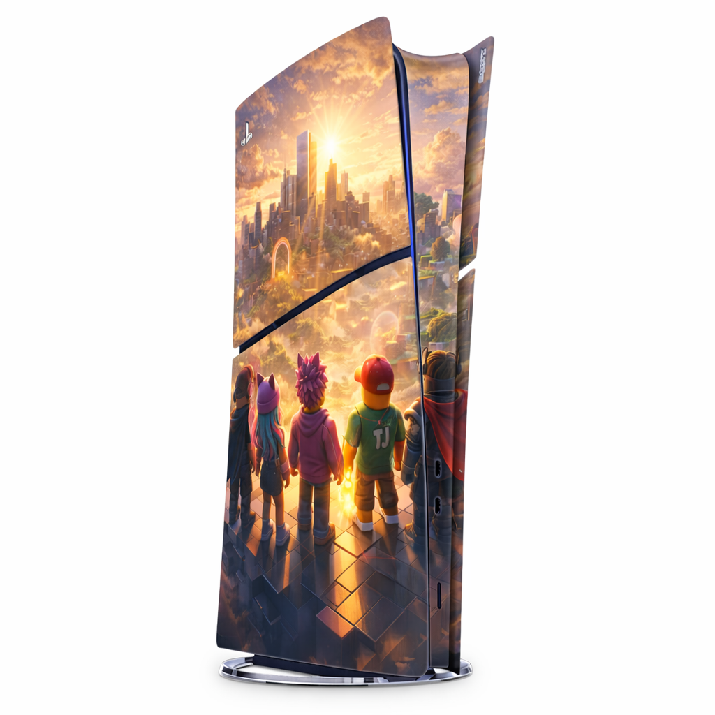 Skin Compatible with PS5 Slim Digital (No Disc): Roblox