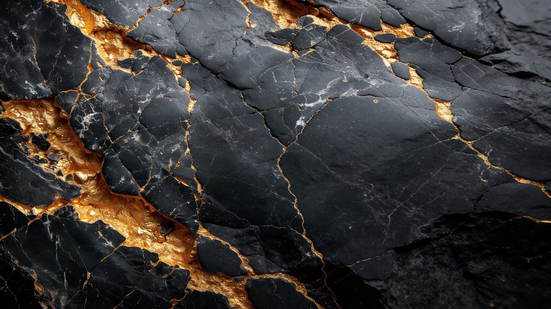 Dark mineral surfaces