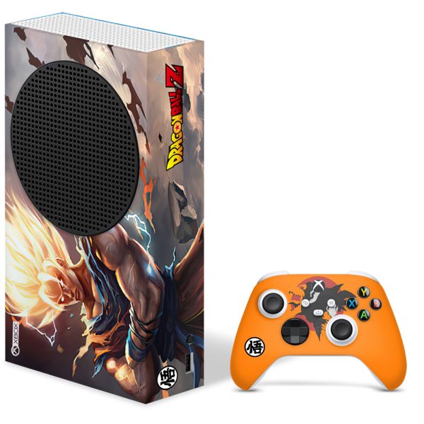 Adesivo Skin Xbox Series S e dois Controles Dragon Ball Z b4 em Promoção na  Americanas