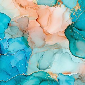Aqua Coral Marble