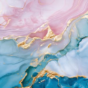 Blush Aqua Marble
