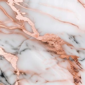 Blush Rose Gold Marble