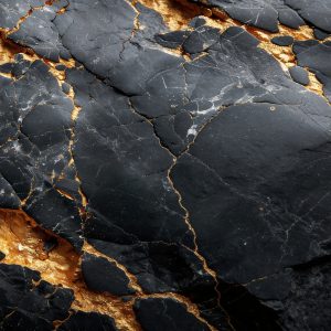 Carbon Gold Stone