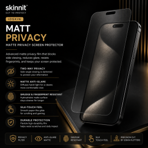 IDskin Matte Privacy Screen Protector