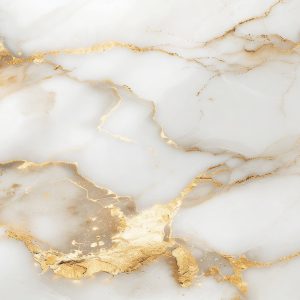 Classic White Gold Marble