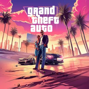 GTA VI Vibrant Sunset Cityscape