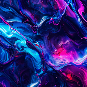 Neon Galaxy Flow
