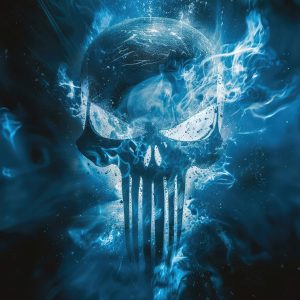 Punisher - Blue Skull