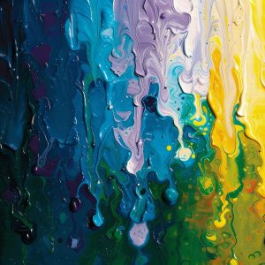 Rainbow Paint Drip