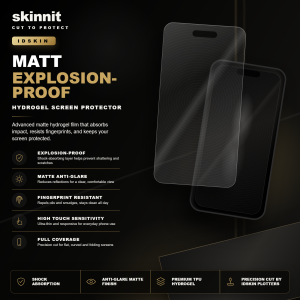 IDskin Matt Explosion-Proof Hydrogel Screen Protector